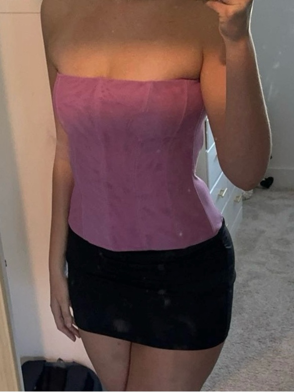 Outcast pinky purple corset top